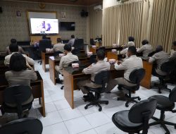 Biro SDM Polda Banten Ikuti Zoom Meeting, Bedah Buku Berjudul Rekonstruksi Nasionalisme