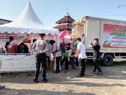 Dalam Rangka Hari Bhayangkara Ke 77, Polres Indramayu Gelar Bazar Murah Sambut Idul Adha 1444