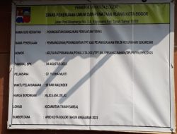 Diduga Pekerjaan Proyek TPT Kali Pasanggrahan Sukaresmi Sarat Kecurangan