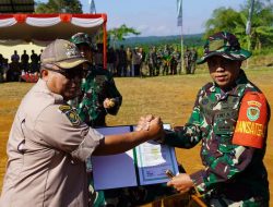 Pembukaan TMMD Ke 121, Bupati ” Mendukung Percepatan Pembangunan di Kabupaten Sukabumi “