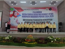 Ikatan Pekerja Sosial Masyrakat (IPSM) Kabupaten Indramayu Periode 2024-2029 Di Kukuhkan