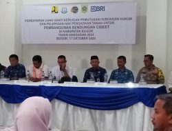 Pembayaran Uang Ganti Kerugian Tanah Bendungan Cibeet Tahap I Tahun 2024 Cair Rp.102 Milyar.